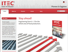 Tablet Screenshot of itec.de
