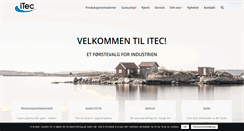 Desktop Screenshot of itec.as